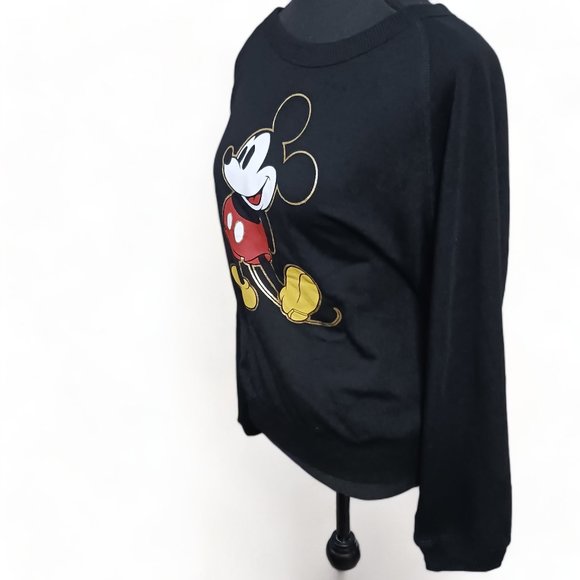 Disney Womens Mickey Mouse Jerry Leigh Black Sweatshirt Sweater Size X… - Picture 5 of 12